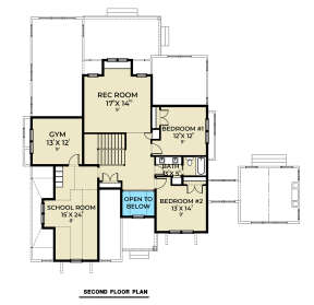 Second Floor for House Plan #2464-00084