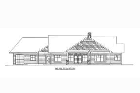 Ranch House Plan #039-00709 Elevation Photo