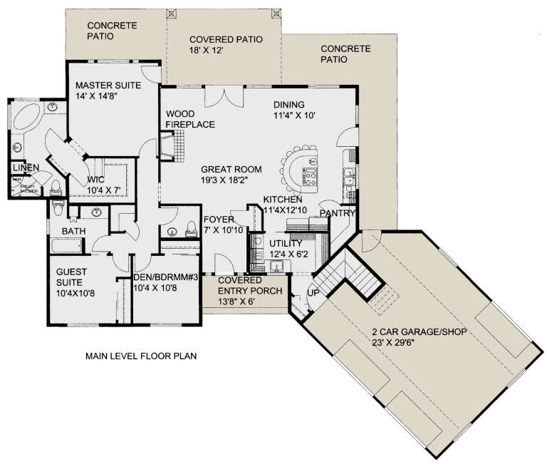 House Plan House Plan #28582 Drawing 1