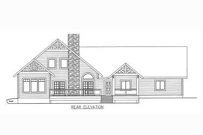 Traditional House Plan #039-00710 Elevation Photo