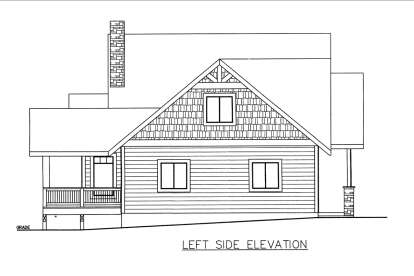 Traditional House Plan #039-00710 Elevation Photo