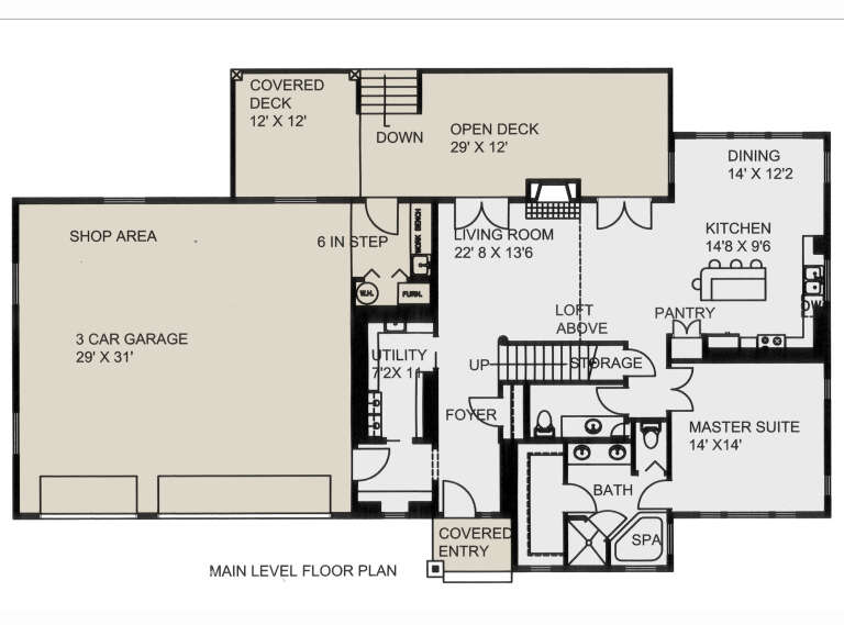 House Plan House Plan #28583 Drawing 1