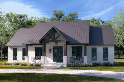 Modern Farmhouse House Plan #041-00324 Elevation Photo