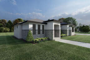 Modern House Plan #6422-00061 Elevation Photo