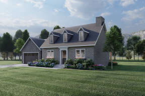 Cottage House Plan #6422-00062 Elevation Photo