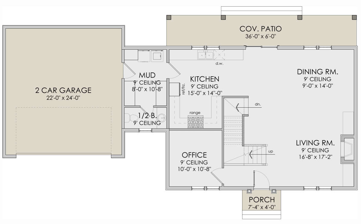 Main Floor for House Plan #6422-00062