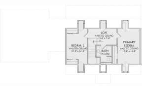Second Floor for House Plan #6422-00062