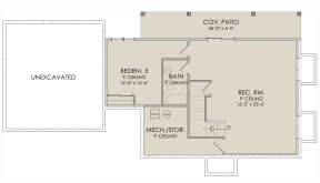 Walkout Basement for House Plan #6422-00062