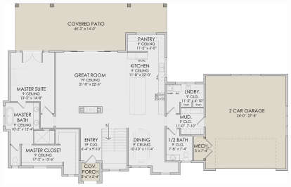 Main Floor for House Plan #6422-00064
