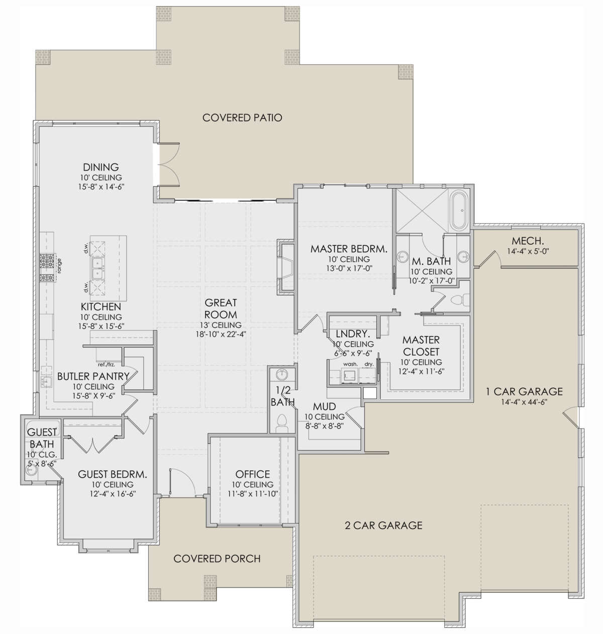 Main Floor for House Plan #6422-00065