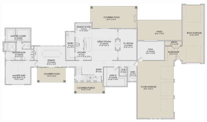 House Plan House Plan #28592 Drawing 1