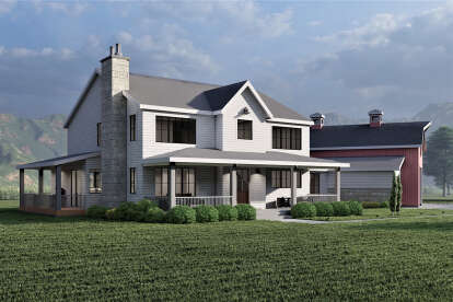 Country House Plan #6422-00067 Elevation Photo