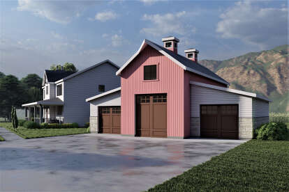 Country House Plan #6422-00067 Elevation Photo