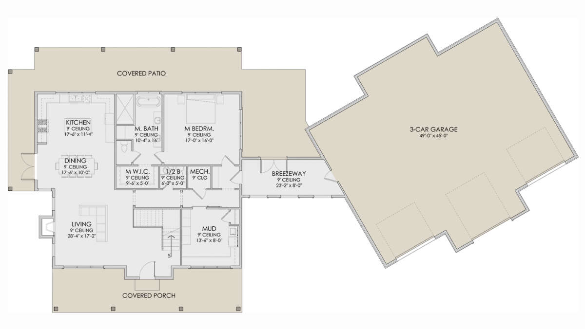 Main Floor for House Plan #6422-00067