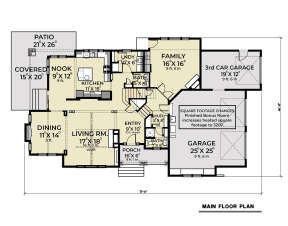 Main Floor for House Plan #2464-00086