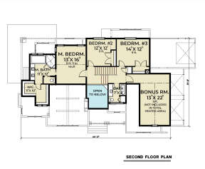 Second Floor for House Plan #2464-00086