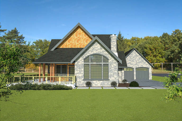 French Country House Plan #2464-00088 Elevation Photo