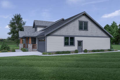 Craftsman House Plan #2464-00089 Elevation Photo