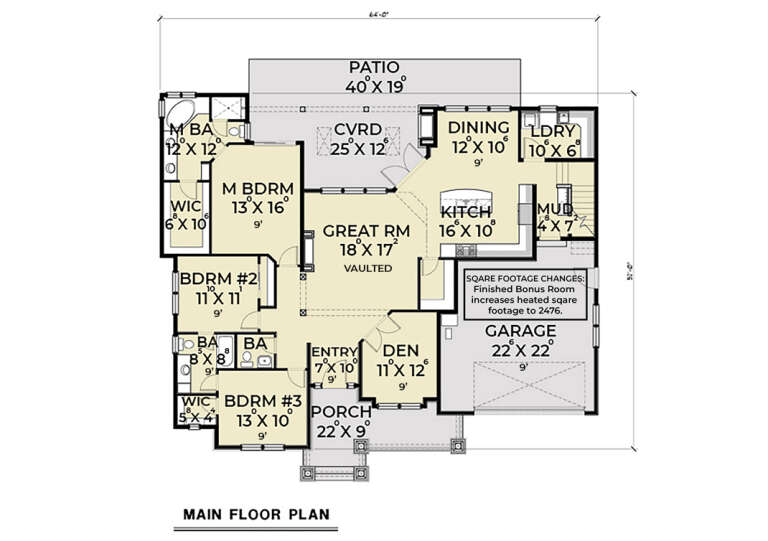 House Plan House Plan #28597 Drawing 1