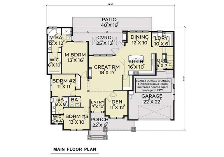House Plan House Plan #28597 Drawing 1