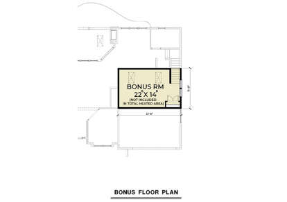 Bonus Room for House Plan #2464-00089