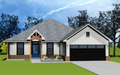 Traditional House Plan #677-00012 Elevation Photo