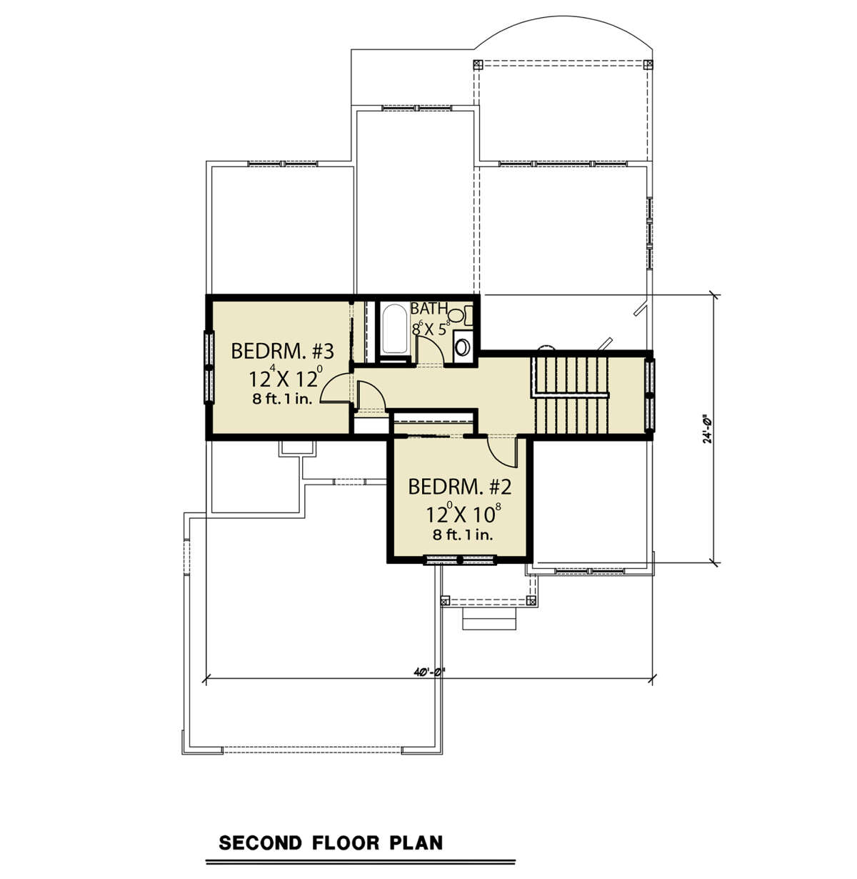 Second Floor for House Plan #2464-00090