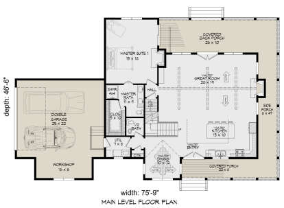 Main Floor for House Plan #940-00713