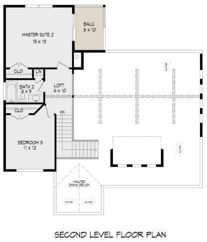 Second Floor for House Plan #940-00713