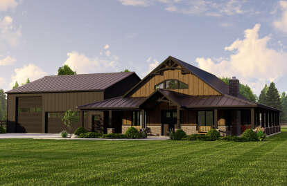 Barn House Plan #5032-00214 Elevation Photo