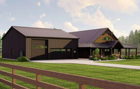 Barn House Plan #5032-00214 Elevation Photo