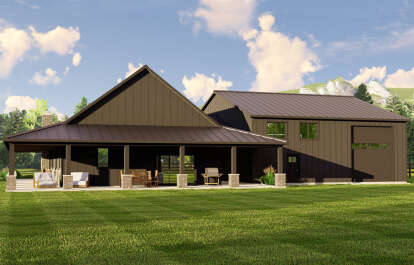 Barn House Plan #5032-00214 Elevation Photo