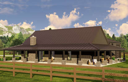 Barn House Plan #5032-00214 Elevation Photo