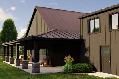 Barn House Plan #5032-00214 Elevation Photo