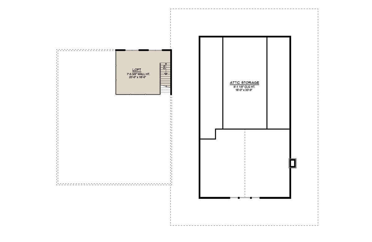 Loft for House Plan #5032-00214