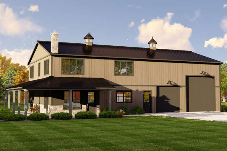 House Plan House Plan #28604 Angled Front Elevation