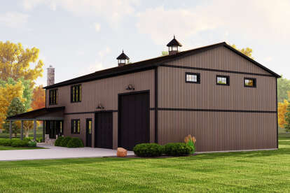 Barn House Plan #5032-00216 Elevation Photo