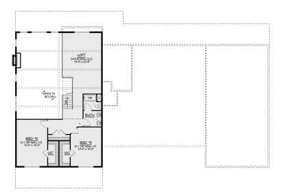 Second Floor for House Plan #5032-00220
