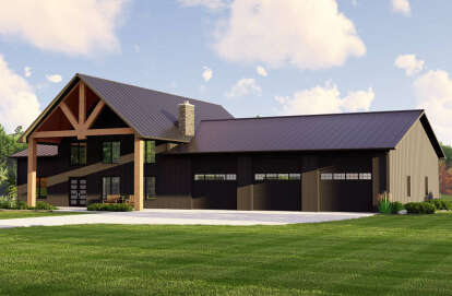 Barn House Plan #5032-00221 Elevation Photo