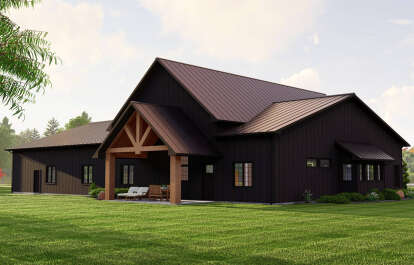 Barn House Plan #5032-00221 Elevation Photo