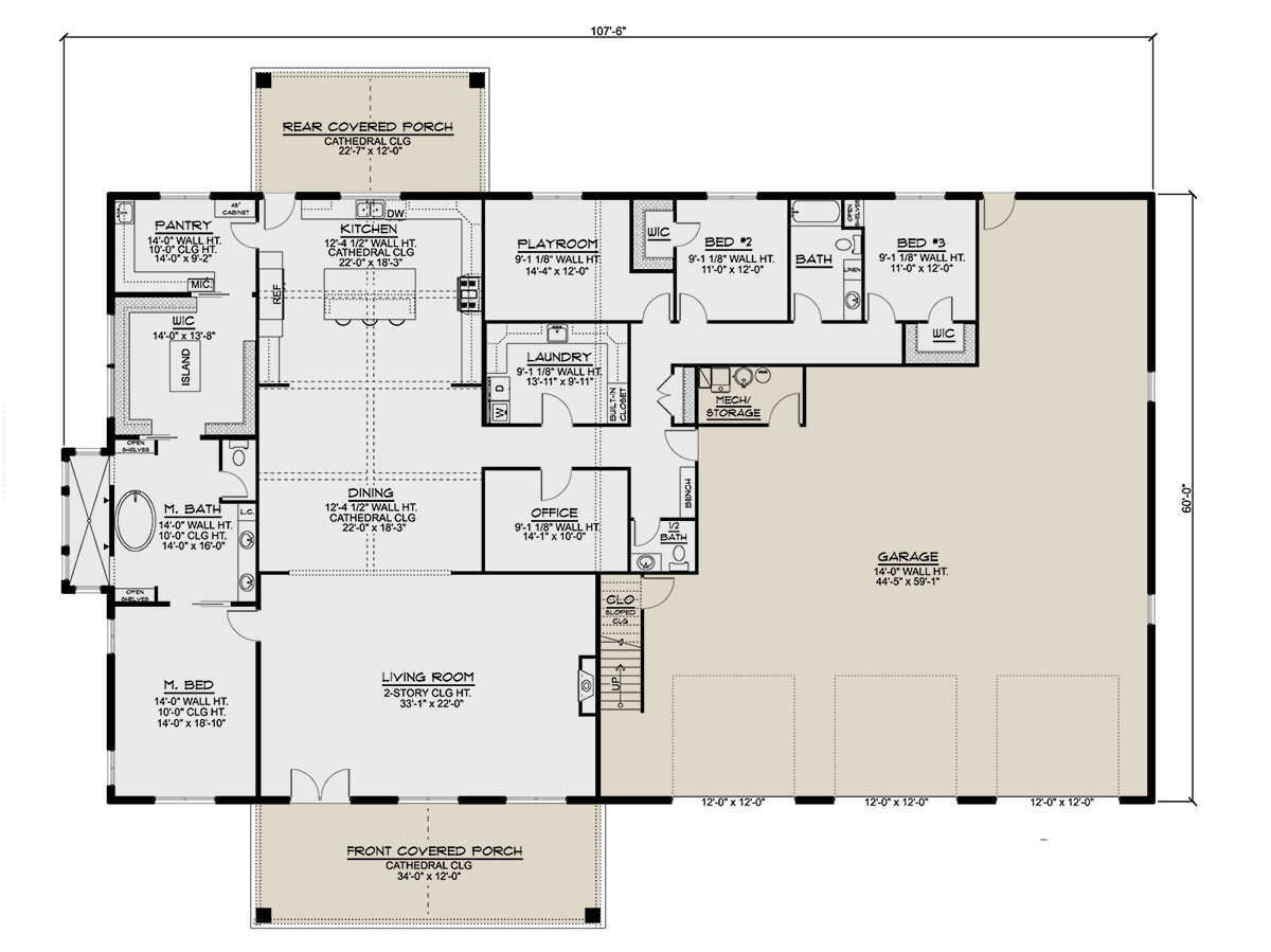 Main Floor for House Plan #5032-00221