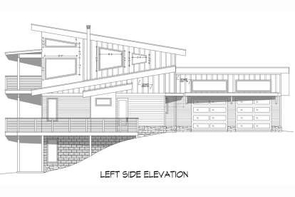 Contemporary House Plan #940-00714 Elevation Photo
