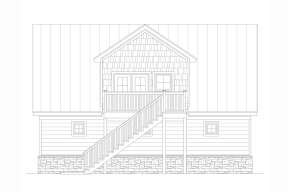 Cabin House Plan #940-00716 Elevation Photo