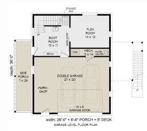 First Floor for House Plan #940-00716