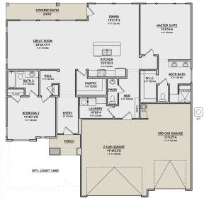 Main Floor for House Plan #6428-00003