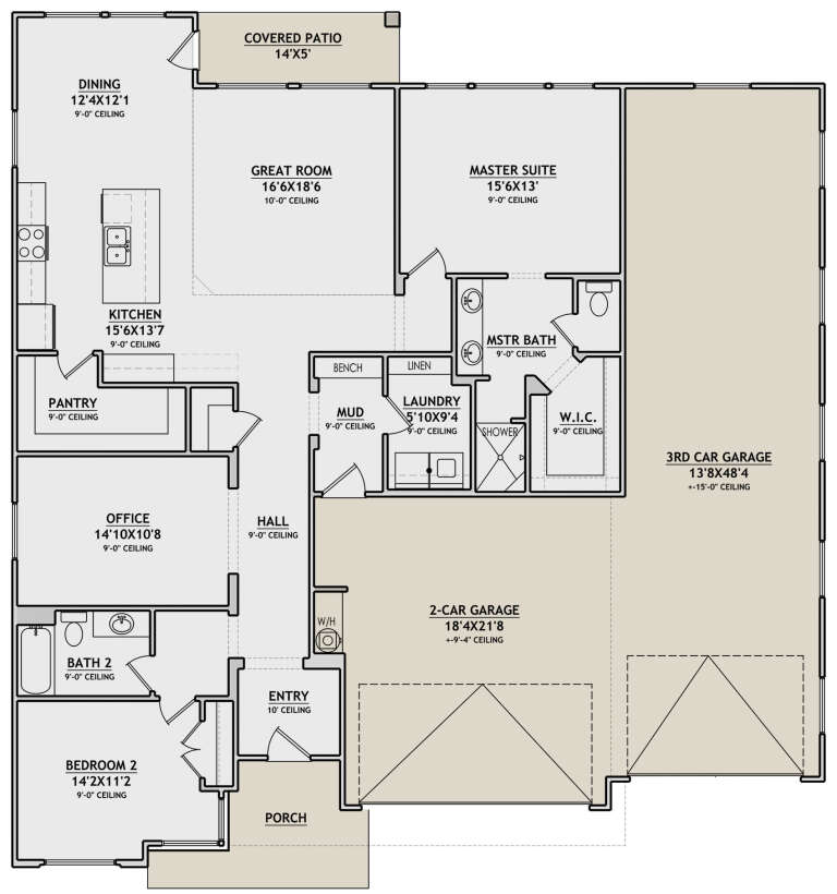House Plan House Plan #28617 Drawing 1