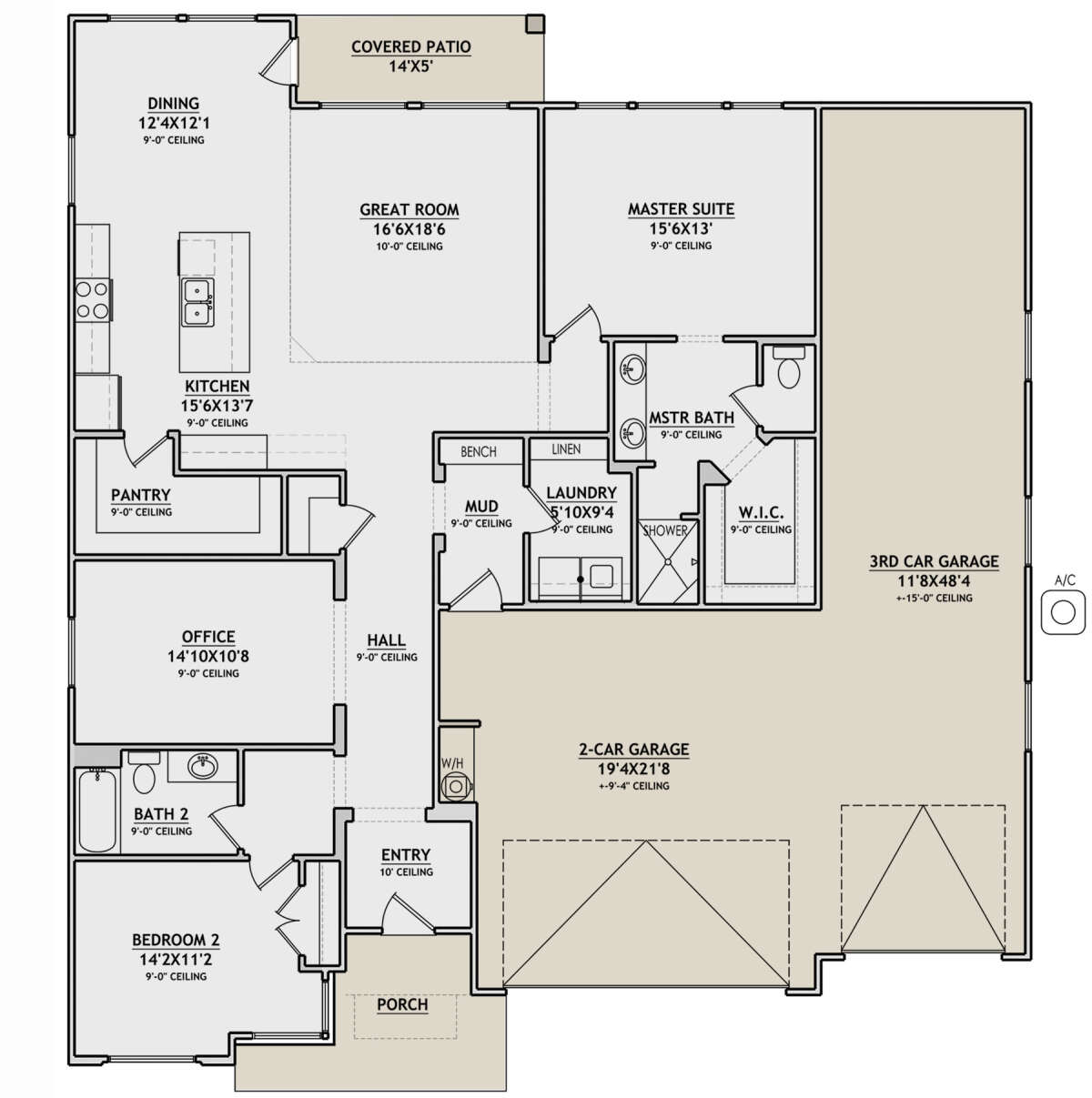 Main Floor for House Plan #6428-00005