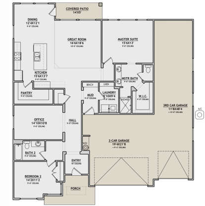 Main Floor for House Plan #6428-00005