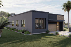 Modern House Plan #963-00738 Elevation Photo