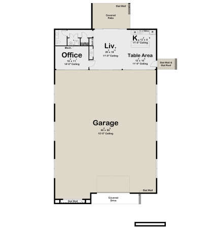 House Plan House Plan #28622 Drawing 1
